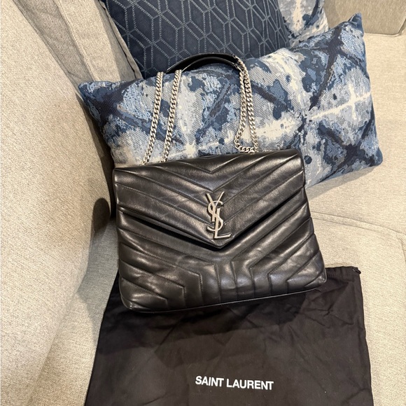 Yves Saint Laurent Handbags - Saint Laurent Medium Loulou Matelassé Leather Shoulder Bag